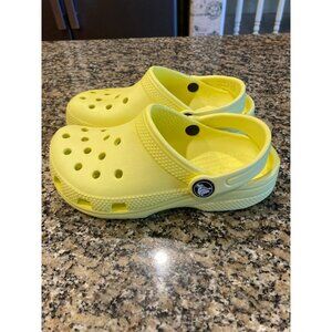 Kids Yellow Crocs Size 12c Original MSRP $39.95